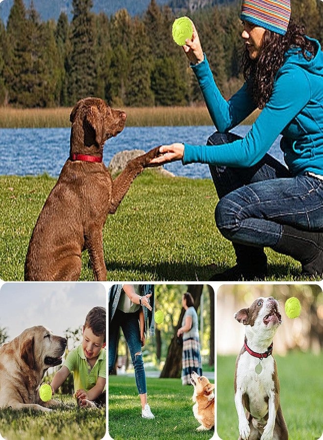 Agirav Tails Latex Rubber Squeaky Dog Chew Ball Toy (Claw Ball, 6CM) Durable + Safe Fetch Teething Dog Toy for Puppies and Small to Medium Dogs, Paw Design Helps to Clean Teeth - Image 4